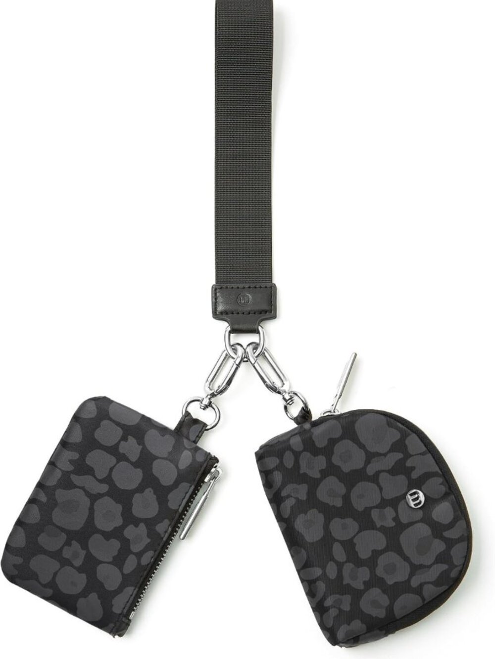 Stylish Mini Zip Around Wristlet Wallet for Women - Detachable Keychain Coin
